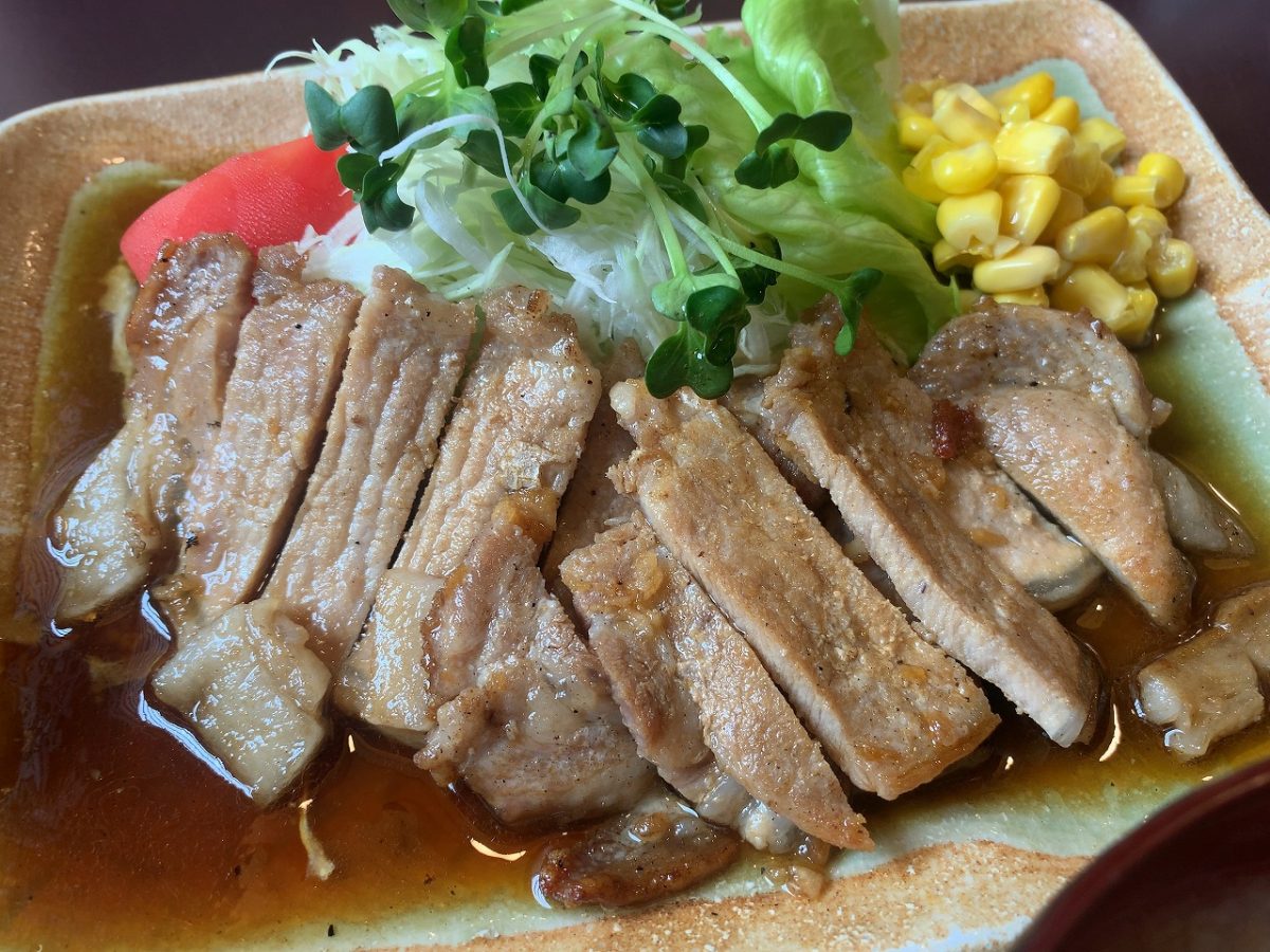 和風食堂更科で焼肉定食