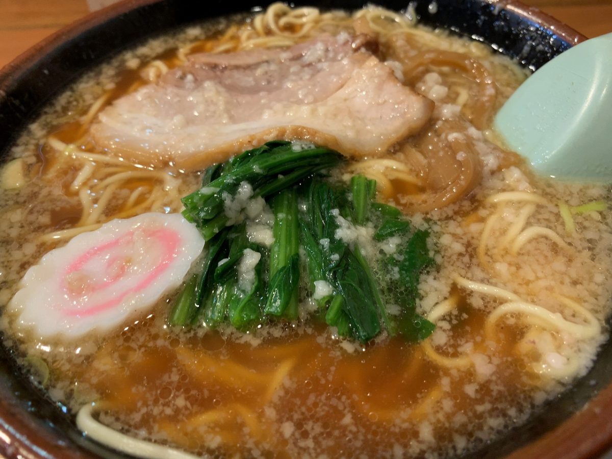 大むら食堂の細麺中華タマネギ抜き