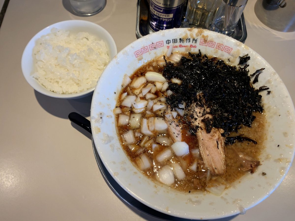 白子玉ねぎ背脂ブラック 始まりました！