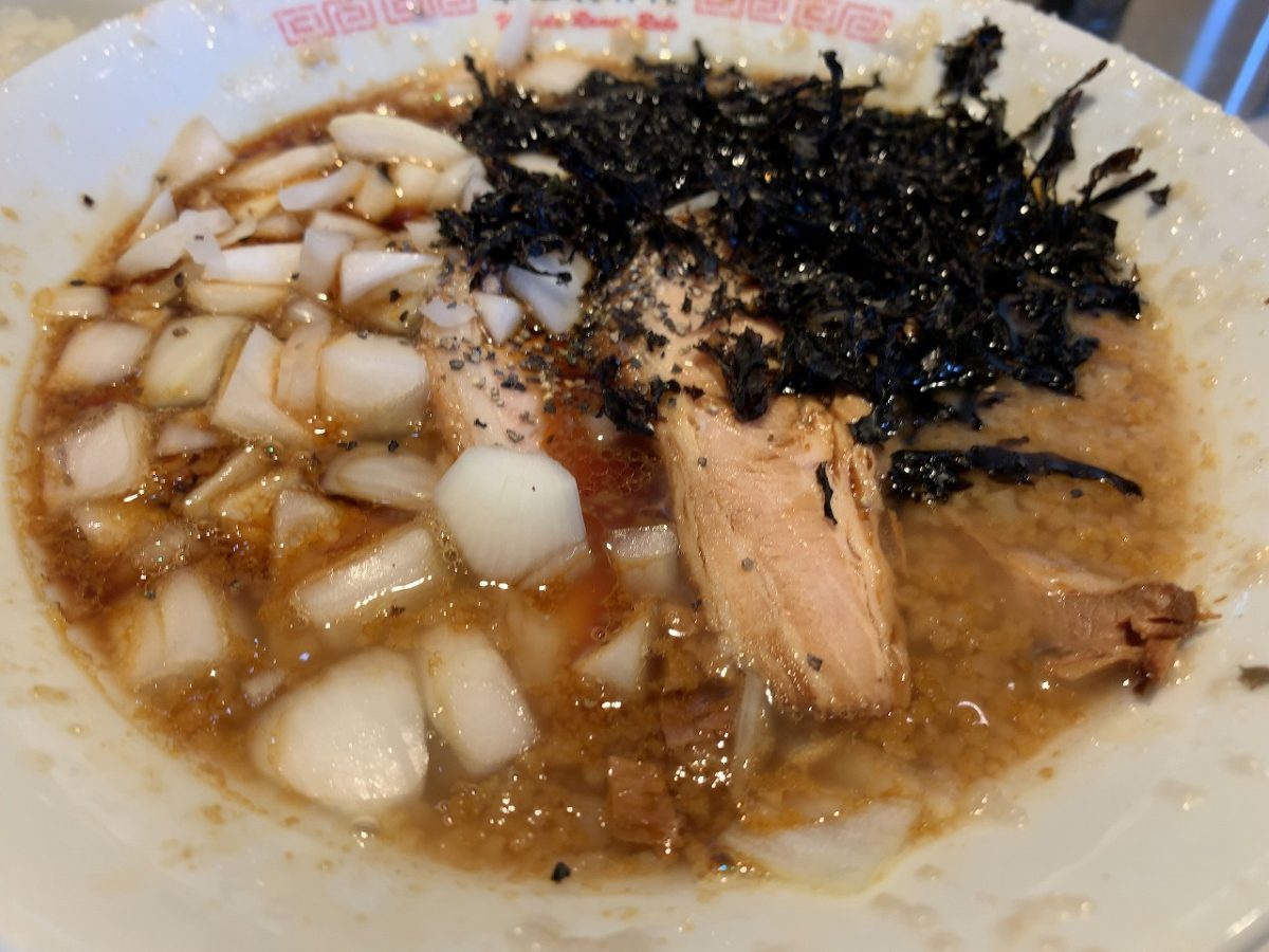 白子玉ねぎ背脂ブラック 始まりました！