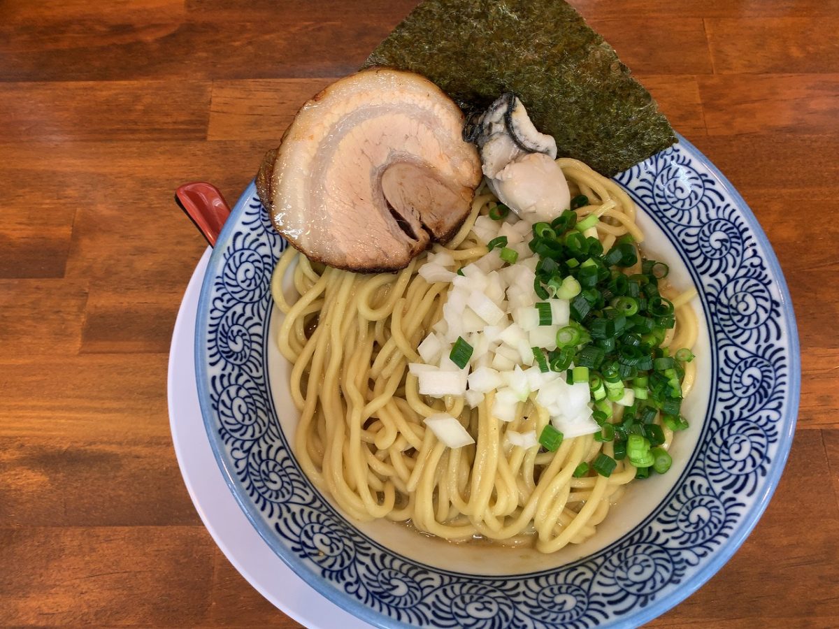 スガ井の限定「牡蠣の油そば」