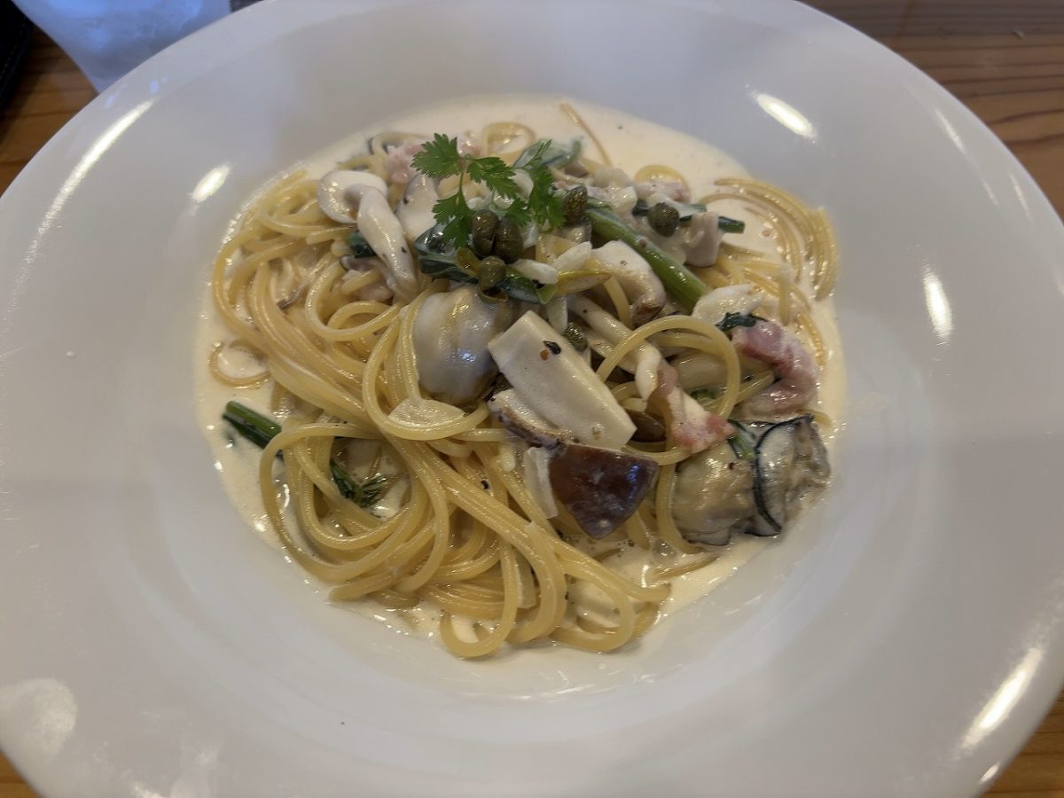 ラ・シードの季節限定パスタ