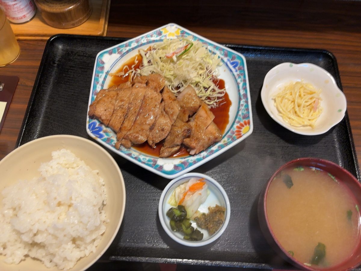 割烹食堂 福泉の生姜焼き定食