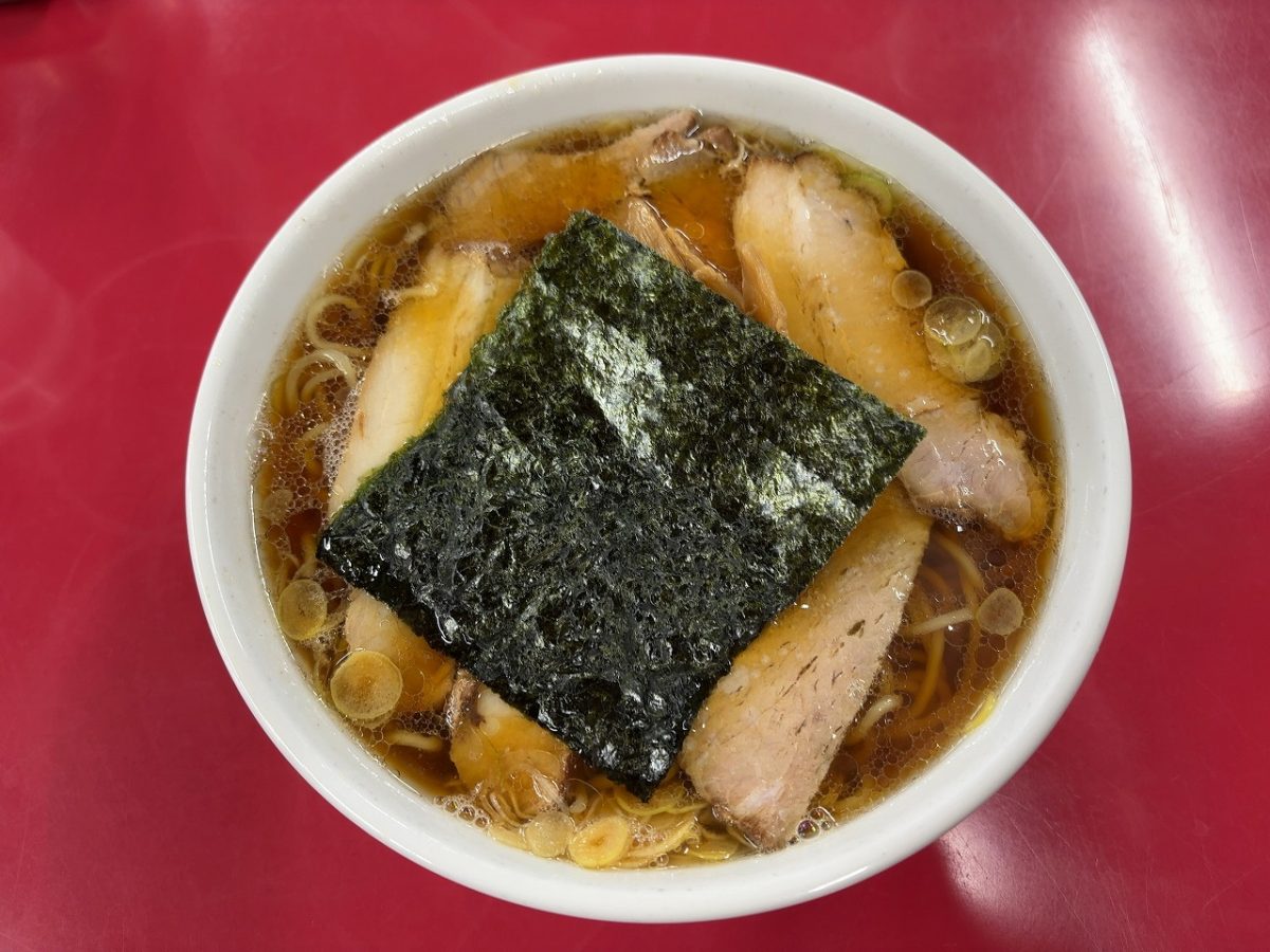 笹舟のチャーシューメン 800円