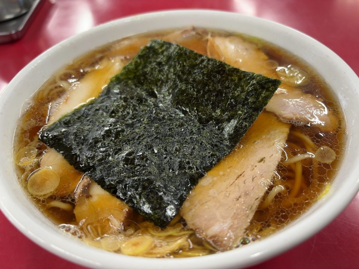 笹舟のチャーシューメン 800円