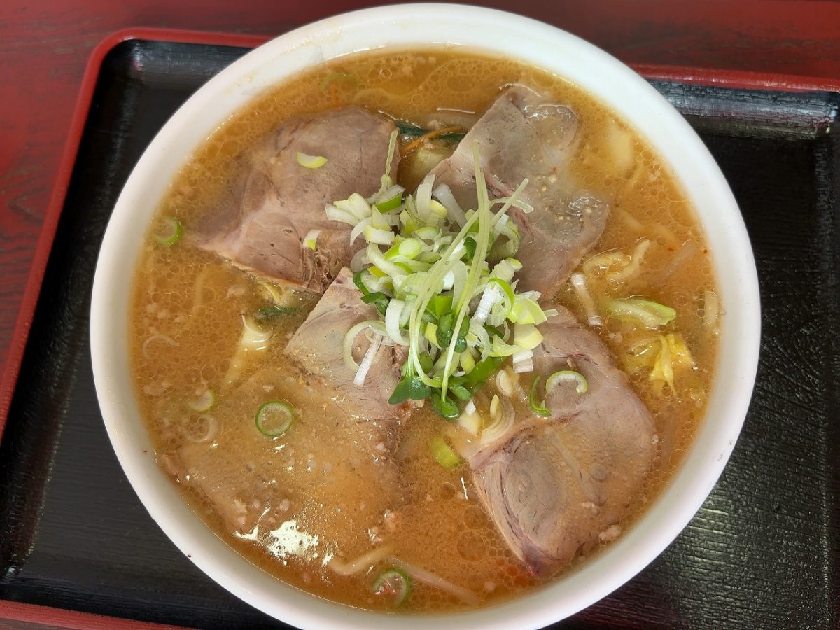 豊栄やなぎ亭 ミソラーメン定食