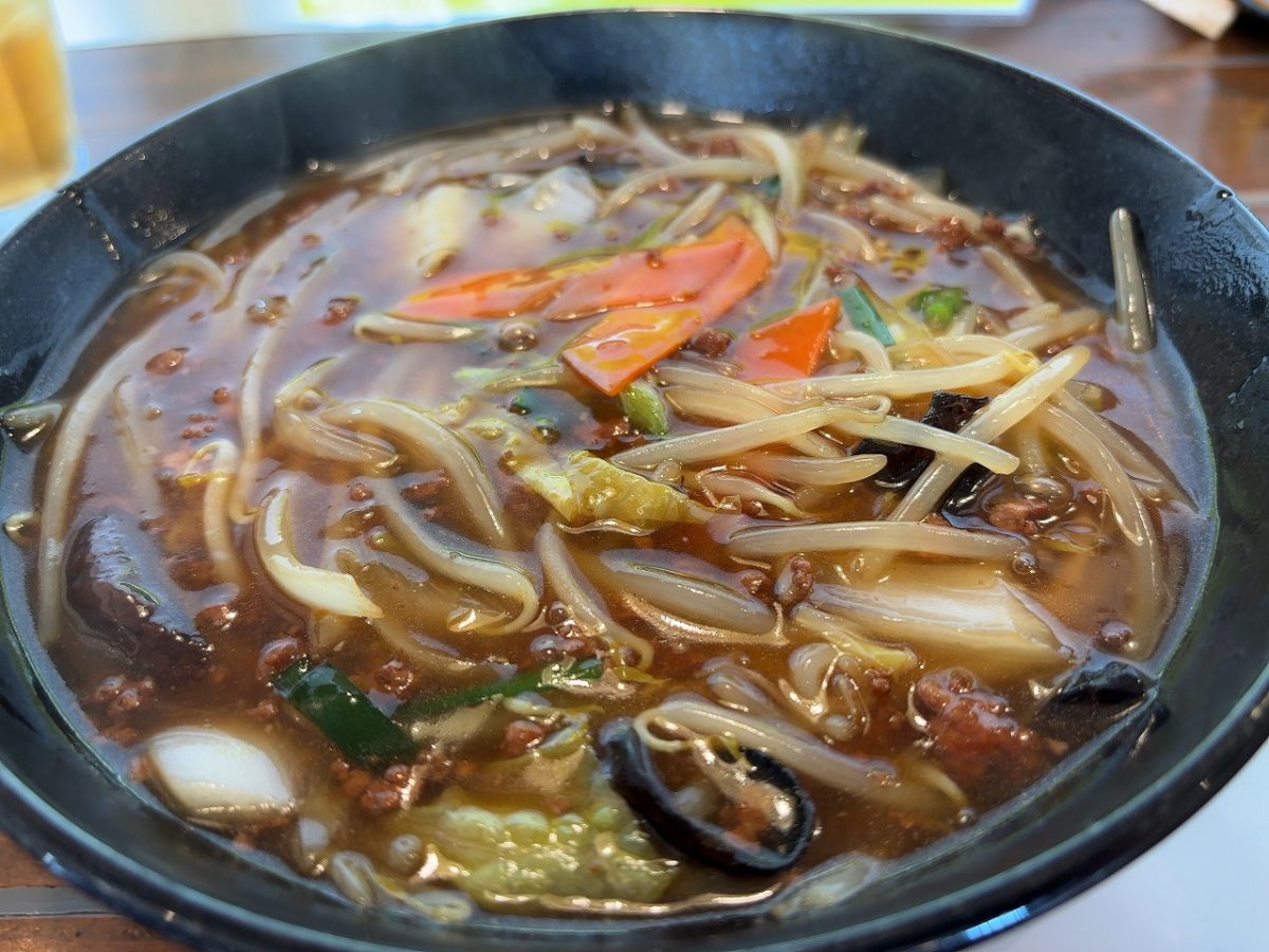 たまり醤油のサンマーメン 「幸」