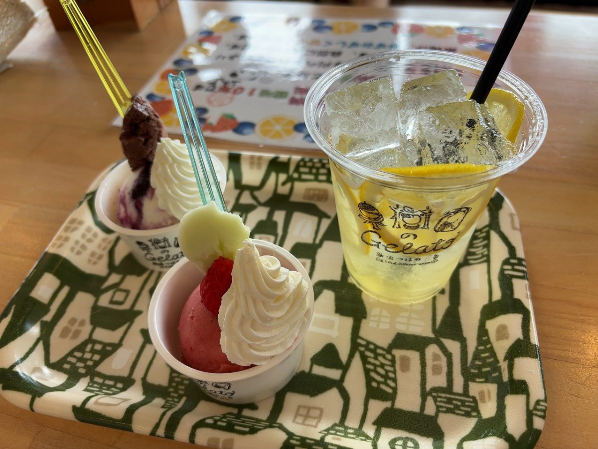 田沢農園のジェラート
