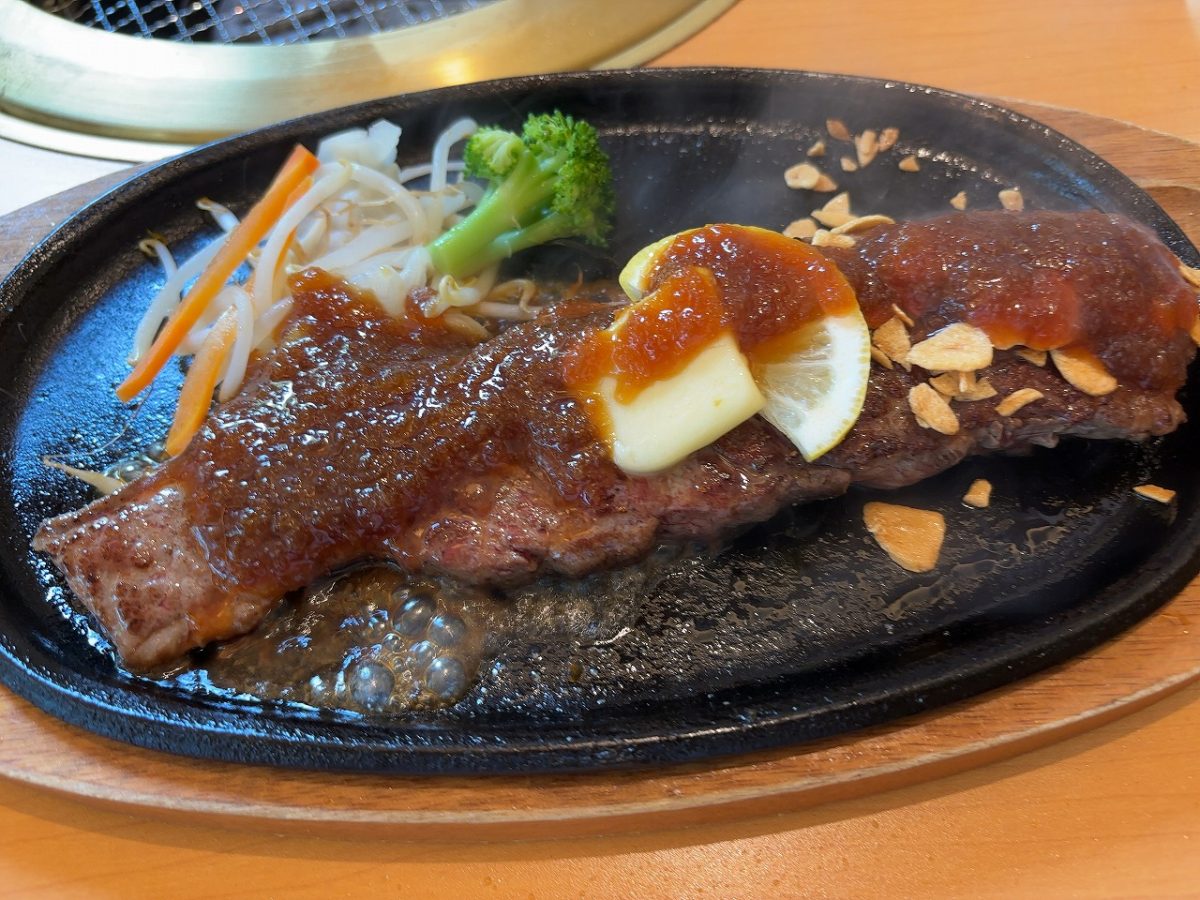 南大門のステーキランチ