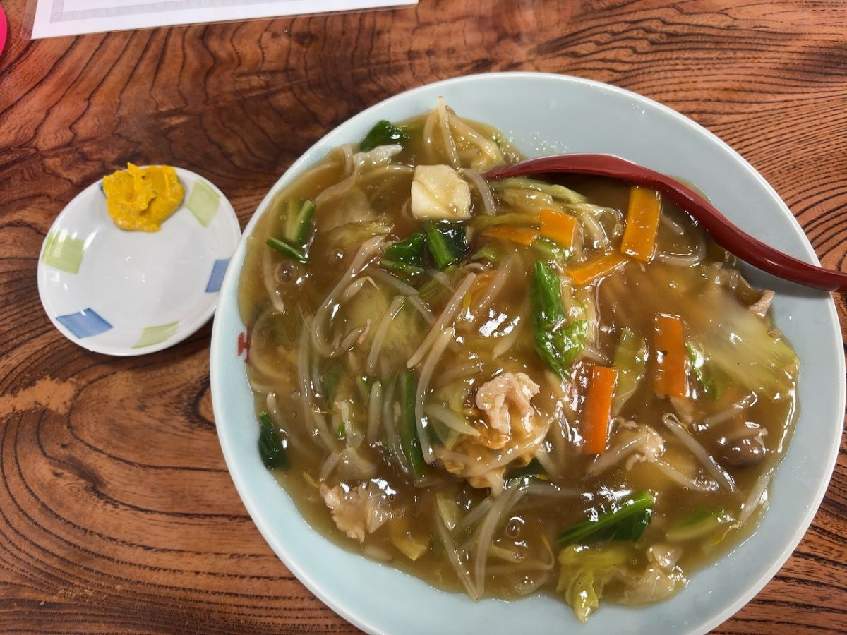 雪龍さんの「五目あんかけ焼きそば」