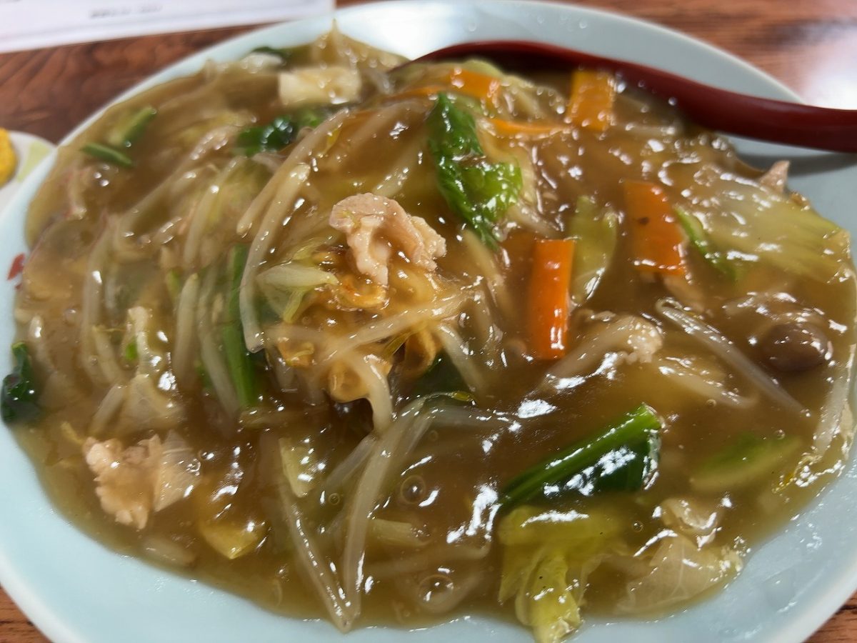 雪龍さんの「五目あんかけ焼きそば」