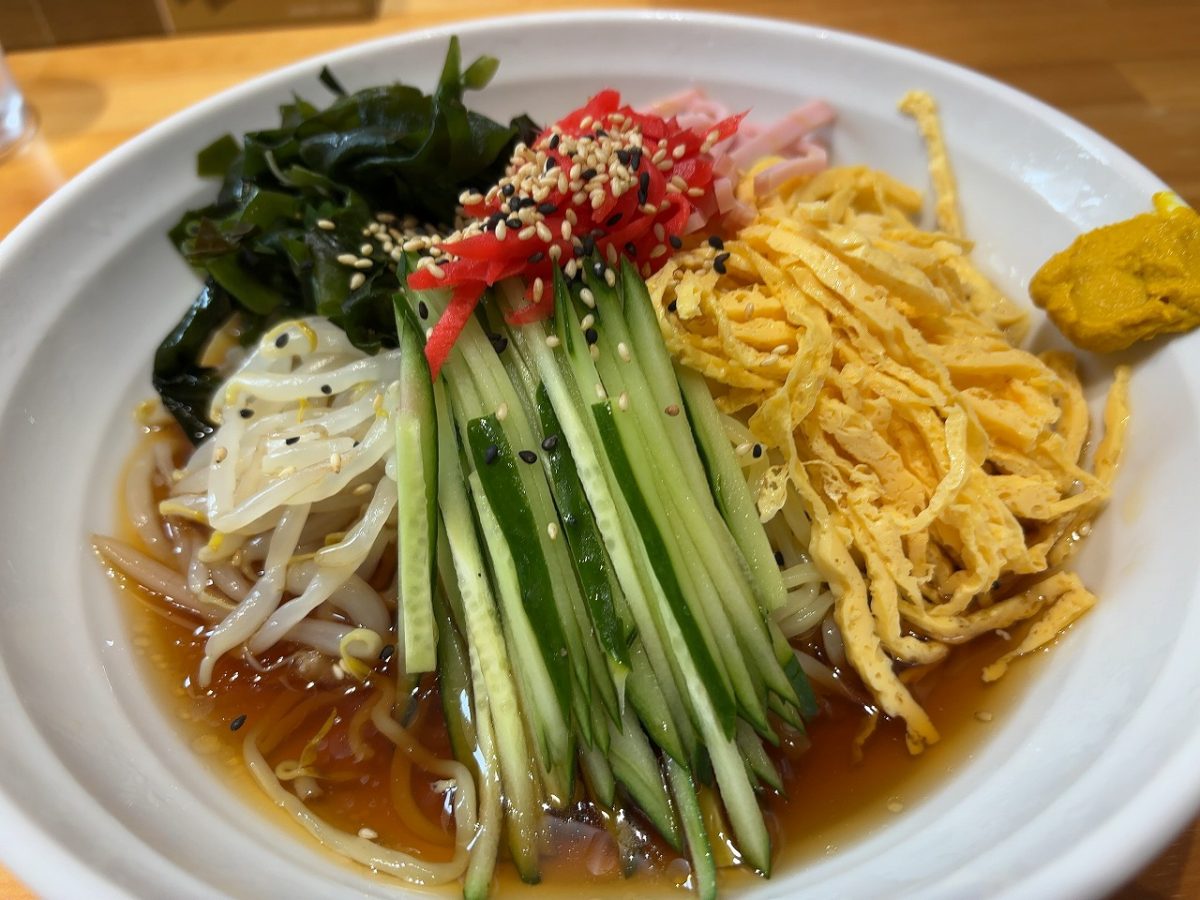 一品香燕店の冷やし中華