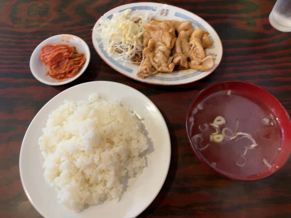 満州里 ホルモン焼きライス