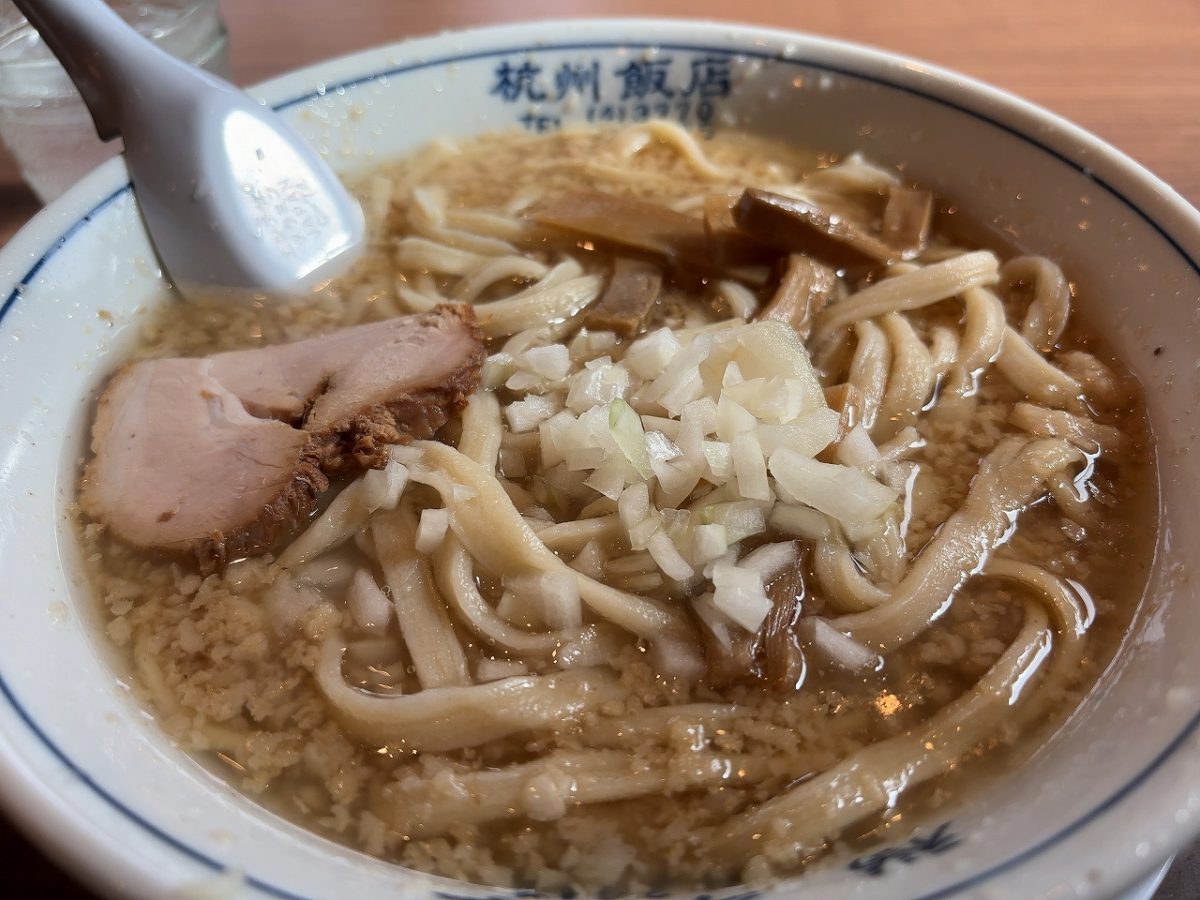 杭州飯店 火事後初訪問。