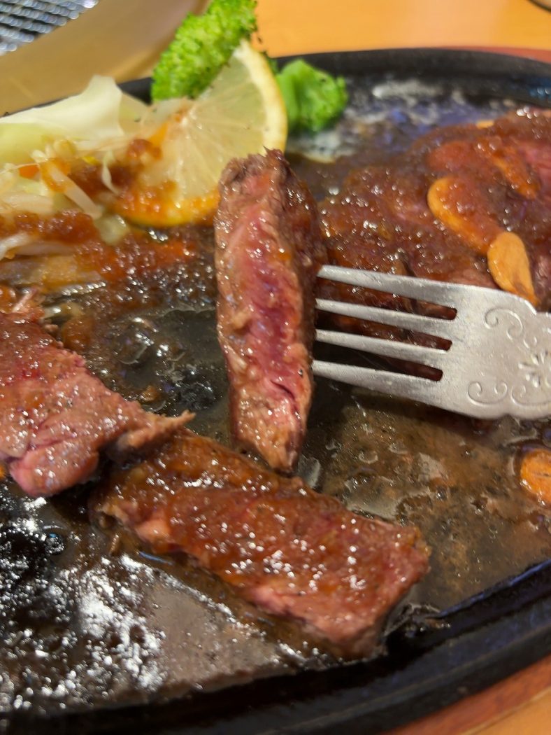 南大門のステーキランチ