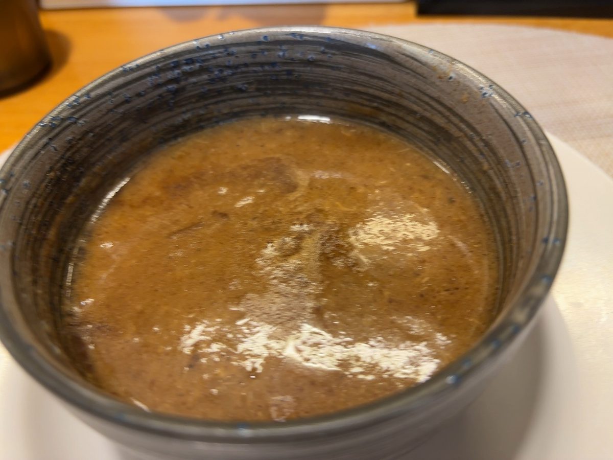 クボラボ限定麺 濃厚つけそばキノコin