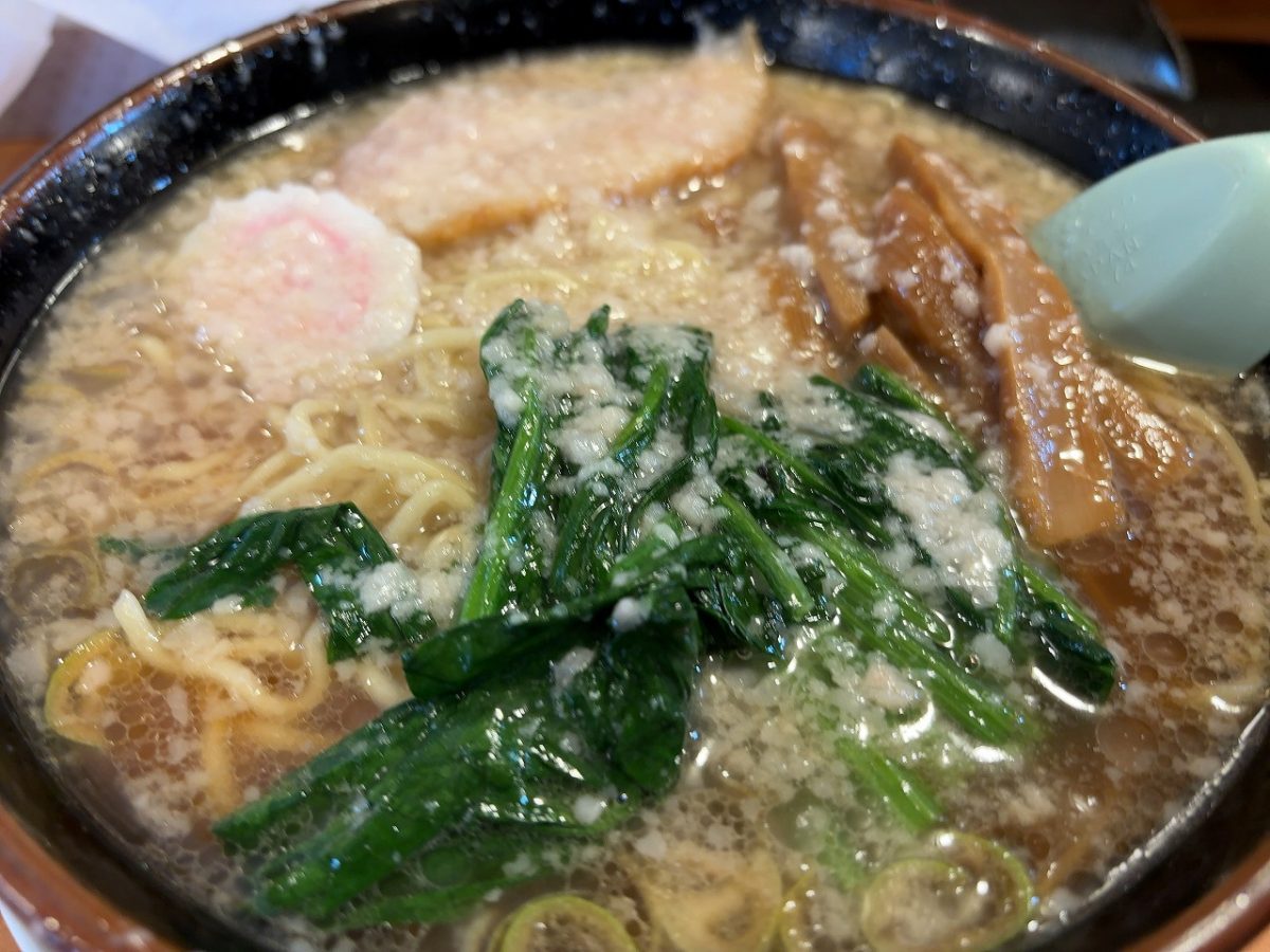 大むら食堂の半盛りラーメン