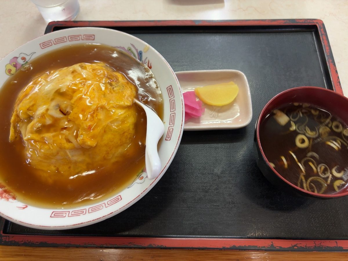 まつや食堂の天津丼