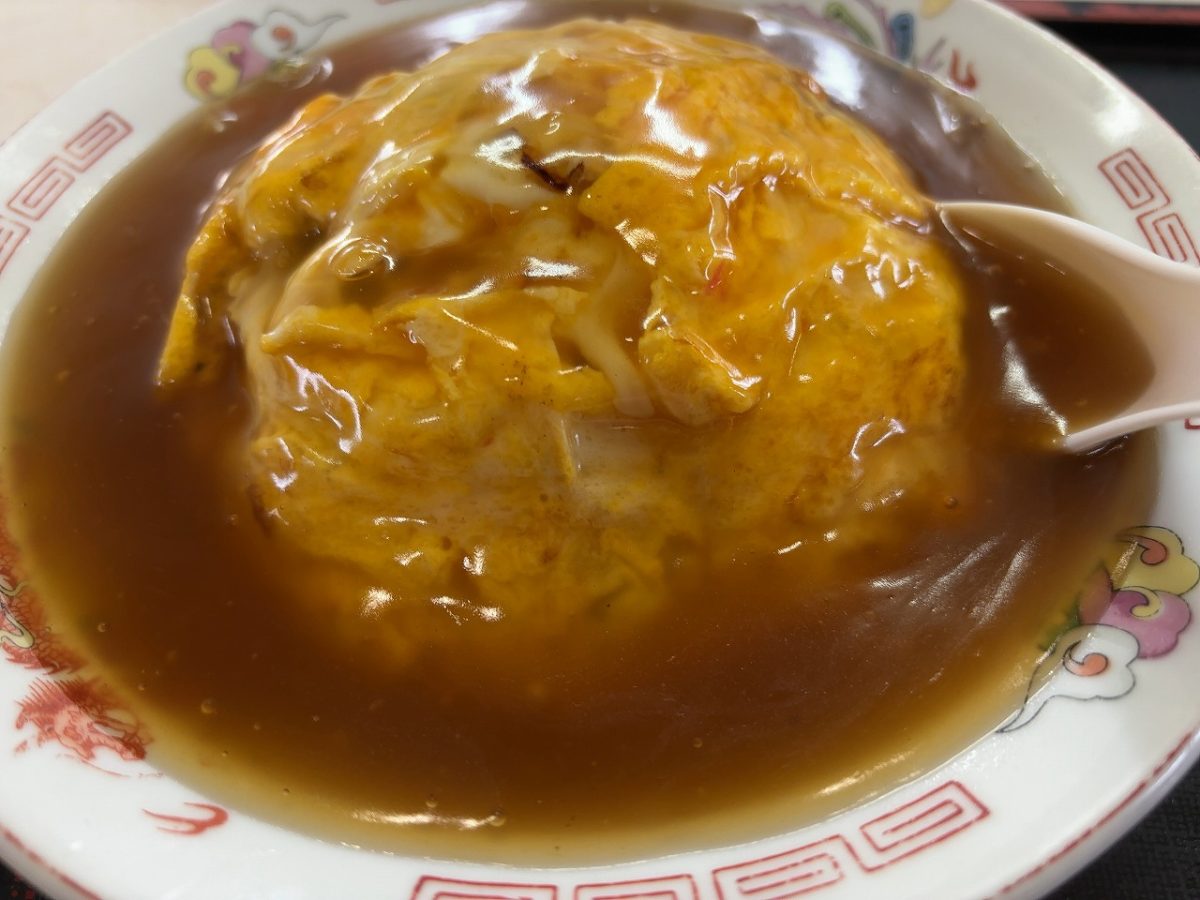 まつや食堂の天津丼