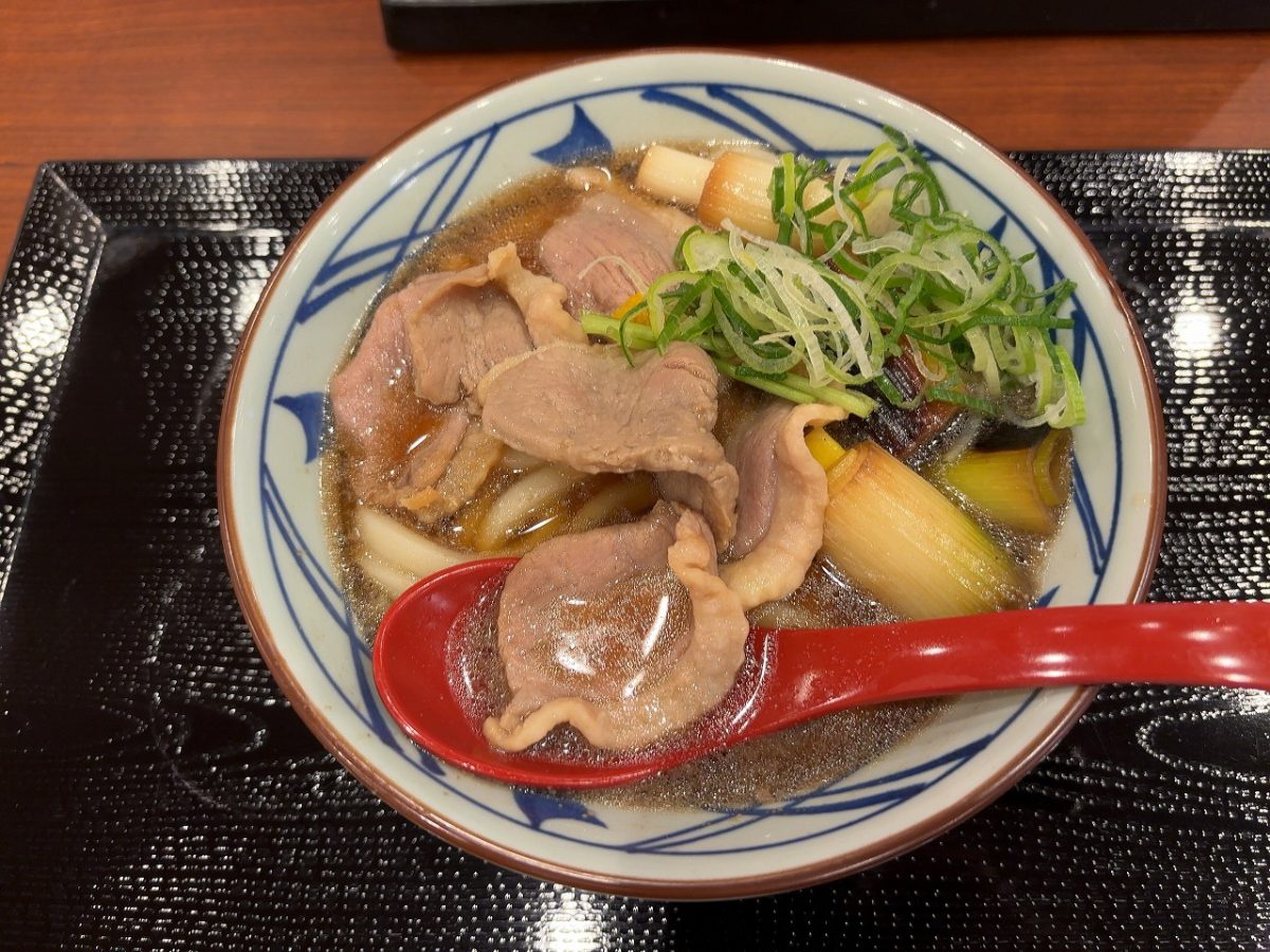 丸亀製麺の鴨ねぎうどん