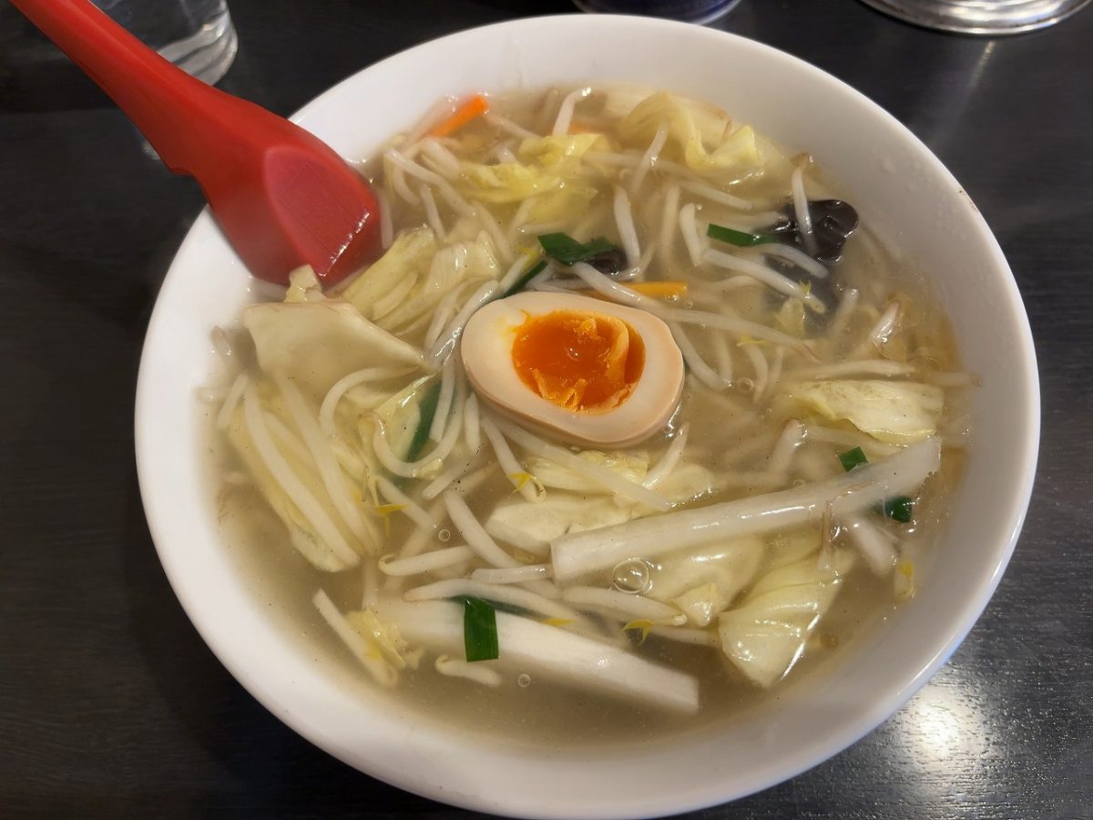 宝華食堂のとろみタンメン