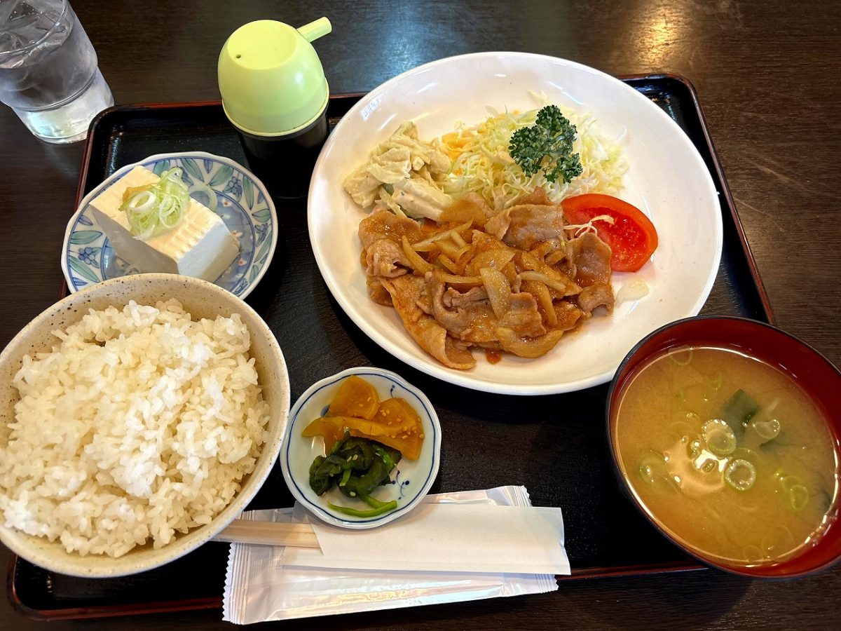 香月の生姜焼き定食