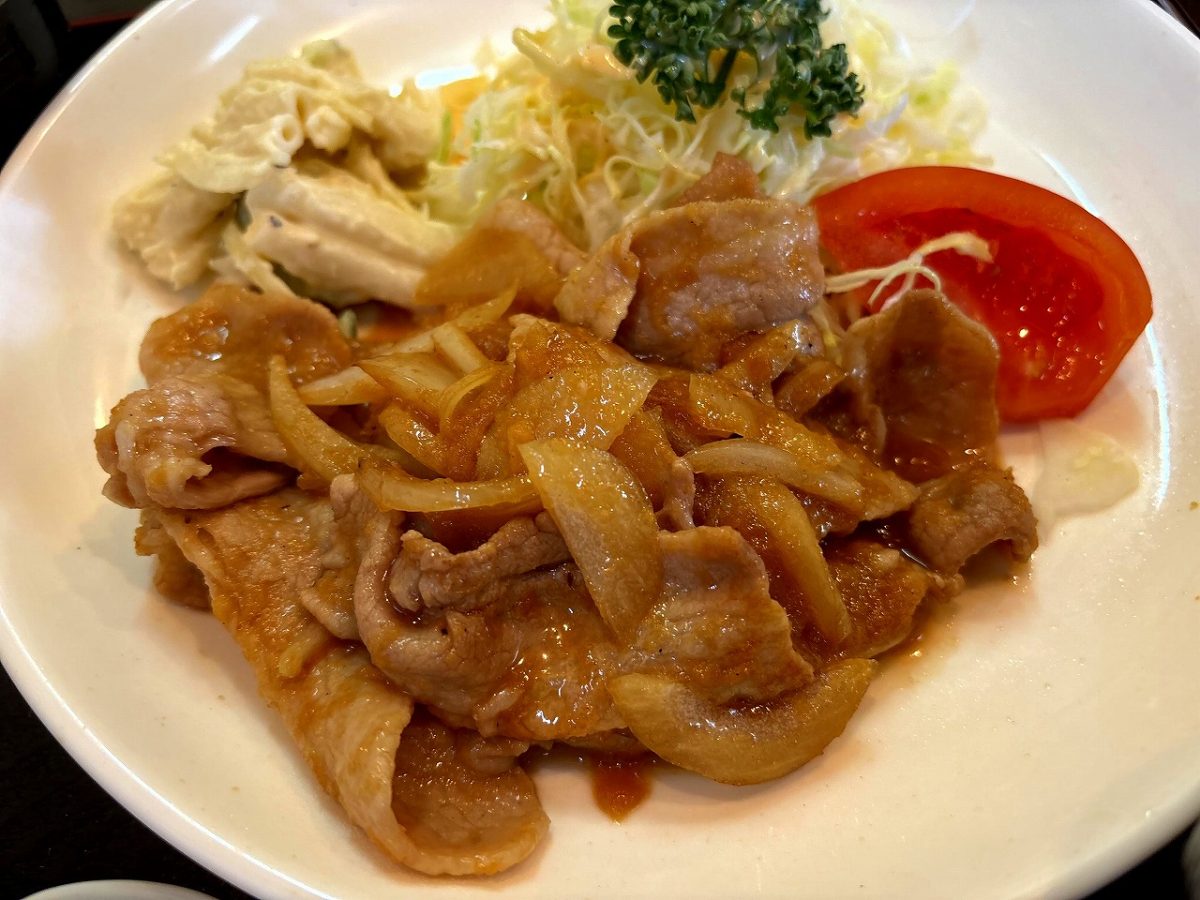 香月の生姜焼き定食