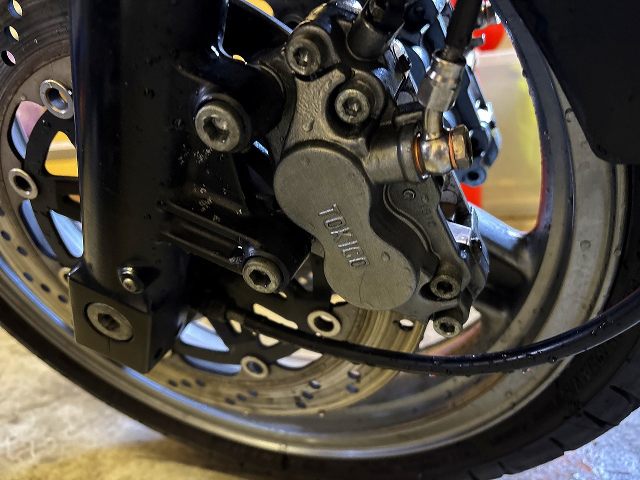 GPZ900R FブレーキOH後編