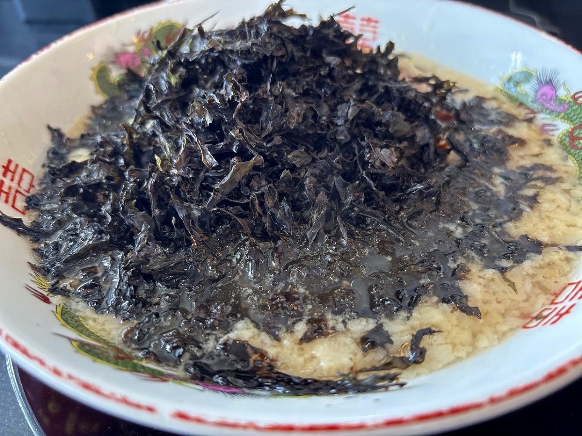 鬼にぼ 岩海苔中華